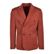 Imperial Elegant Blazer med Stretchigt Tyg Red, Herr