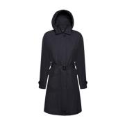 Geox Klassisk Trenchcoat Blue, Dam