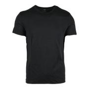 Majestic Filatures Silkeblandning Modal Bomull T-shirt Black, Herr