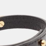 Louis Vuitton Vintage Pre-owned Laeder armband Black, Dam