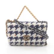 Chanel Vintage Pre-owned Tyg chanel-vskor Blue, Dam