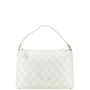 Chanel Vintage Pre-owned Tyg chanel-vskor White, Dam