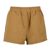 Douuod Woman Bomullsshorts för kvinnor Brown, Dam