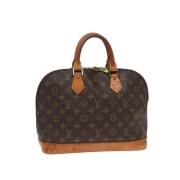 Louis Vuitton Vintage Pre-owned Canvas handvskor Brown, Dam