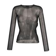 Tom Ford Long Sleeve Tops Black, Dam