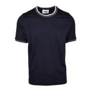 Alpha Studio Bomull Elastan T-shirt Blue, Herr