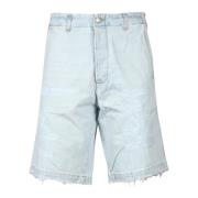 Haikure Bomull Bermuda Shorts Blue, Herr