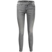 Guess Grå Bomull Reborn Denim Jeans Gray, Dam