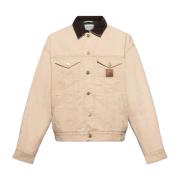 Carhartt Wip Jacka med logotyp Beige, Herr