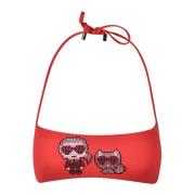 Karl Lagerfeld sea bra Red, Dam