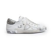 Philippe Model Vita studded Paris lädersneakers White, Dam