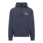 Givenchy Boxy Fit Hoodie Blue, Herr