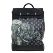 Louis Vuitton Vintage Pre-owned Canvas ryggsckar Black, Dam