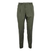 Briglia Stretch Bomull Elastan Byxor Green, Herr