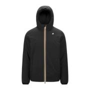 K-Way Vändbar Slim Jacka Blå Beige Black, Herr