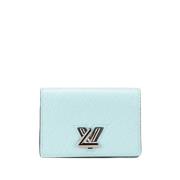 Louis Vuitton Vintage Pre-owned Laeder plnbcker Blue, Dam