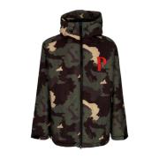 Propaganda Camo Baseball Windbreaker Jacka Green, Herr