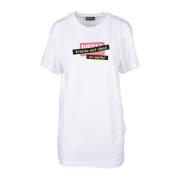 Diesel Vit T-shirt för kvinnor White, Dam