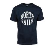 North Sails Bomull T-shirt Blue, Herr