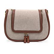 Anya Hindmarch Liten Satchel Axelväska Beige, Dam