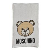 Moschino Stiligt Halsduk med Viskosblandning Gray, Dam