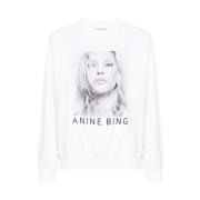 Anine Bing Sweatshirts White, Dam