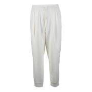 Emporio Armani Casual Bomullsblandning Stretchbyxor White, Herr