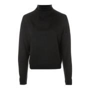 Drykorn Avslappnad passform Longsleeve med fallande krage Black, Herr