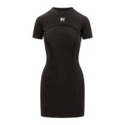 Palm Angels Monogram Mini Klänning Black, Dam