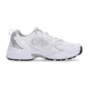 New Balance Vit/Silver Låg Topp Sneakers Gray, Herr