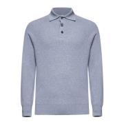 Brunello Cucinelli Grå Polo T-shirts och Polos Gray, Herr