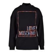 Love Moschino Sweatshirt Black, Dam