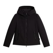 Woolrich Tech Softshell Parka med Ankdun Black, Dam