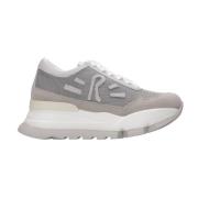 Rucoline Mesh Sneakers med Plattformsula Gray, Dam