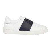 Valentino Garavani Vit Marin Öppen Sneaker White, Herr