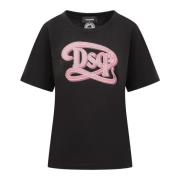 Dsquared2 T-Shirt Kollektion Black, Dam