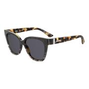 Moschino Blonde Havana/Grey Solglasögon Multicolor, Dam