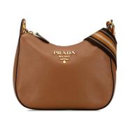 Prada Vintage Pre-owned Canvas prada-vskor Brown, Dam