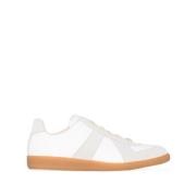 Maison Margiela Replica Läder Sneakers White, Herr