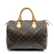 Louis Vuitton Vintage Pre-owned Canvas handvskor Brown, Dam