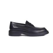 Tod's Svart läder slip-on mockasin skor Black, Herr