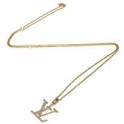 Louis Vuitton Vintage Pre-owned Guld halsband Yellow, Dam