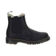 Dr. Martens Chelsea Boots med Fuskpälsfoder Black, Dam