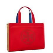 Tory Burch Elegant Canvasväska Red, Dam