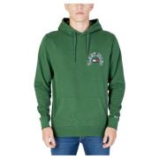 Tommy Jeans Bågformat Logotyp Hoodie Höst/Vinter Kollektion Green, Her...