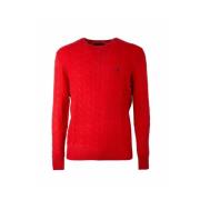 Polo Ralph Lauren Stilig Långärmad Pullover Tröja Red, Herr