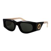 Gucci Stiliga solglasögon Gg1664S Black, Dam