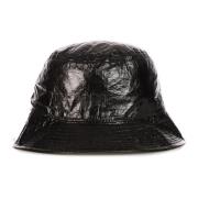 Kangol Svart Metallhinkhatt Vattenavvisande Black, Herr