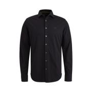 PME Legend Satin Jersey Skjorta med Kent Krage Black, Herr