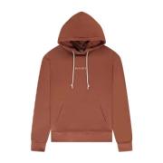 Kultivate Unwind hoodie med liten tryck Orange, Herr